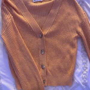 Sonoma Women's Apricot Cardigan Sweater